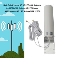 WiFi Antenna 4G LTE Antena SMA / TS-9 28dBi Omni Male 5M Dual Cable 698-2700MHz
