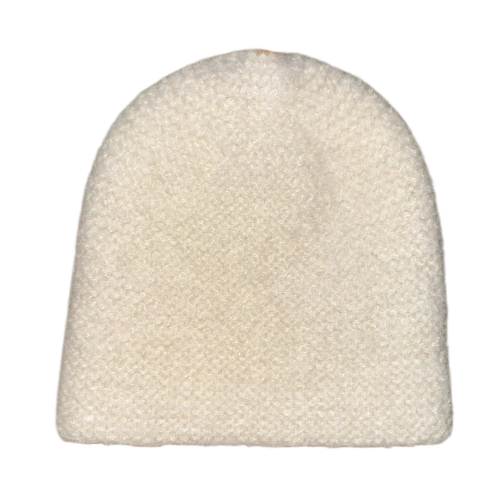 Bonpoint Girls Boys Baby Alpaca Cream Knit Beanie Hat Size 2 6-12 Months