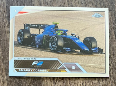 Amaury Cordeel #125 Virtuosi - 2023 Topps Chrome Formula 1 F1 F2 Card - CLEAN NM