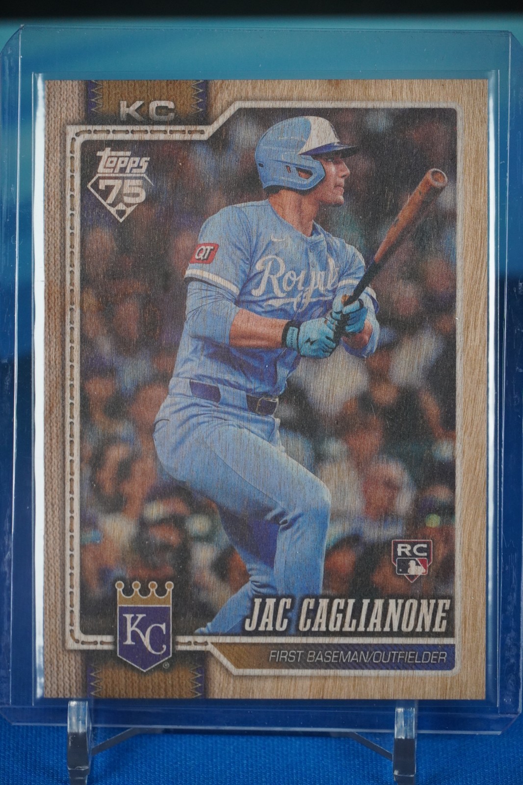 2026 Topps Series 1 Baseball - Jac Caglianone #138 WOOD /25 (RC)