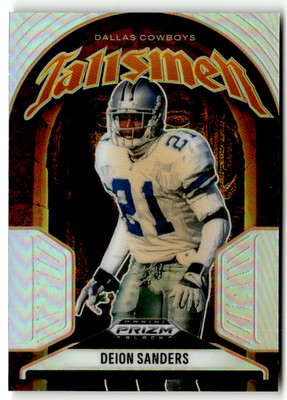 Panini 2025 Prizm NFL No. 1 Deion Sanders Talismen Silver Prizm