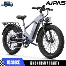 1800W Electric Bike Electric Bicycle 48V 17.5AH 26" Fat Tire Mountain e bike