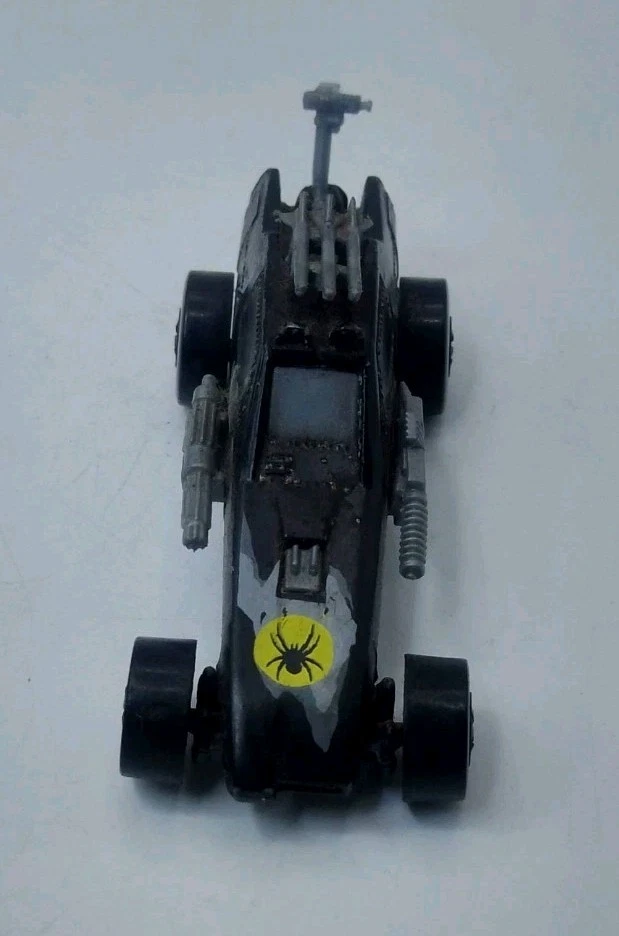 Hot Wheels Rare 1981 Hot Wheels Mega Force Destroyer Black With Spider Mint - Image 4 of 4