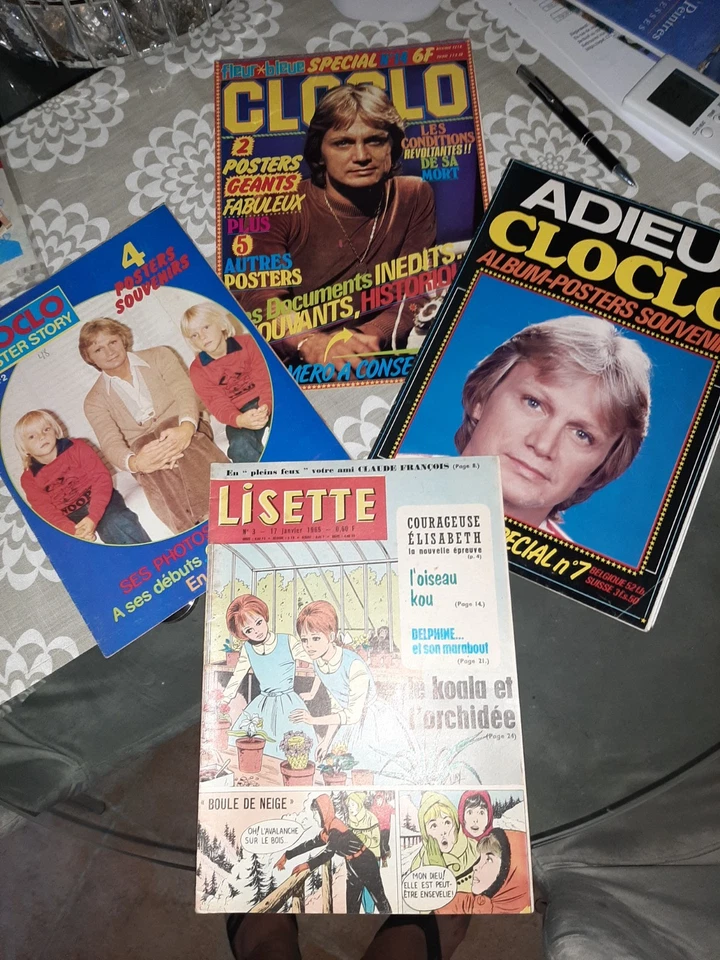 CLAUDE FRANCOIS LOT DE 4 MAGAZINES - Photo 1/1