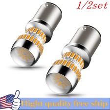 1157 Led Amber 3000k 12v Drl Taillight Brake Light Bulb Error Free 24x