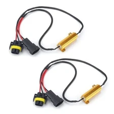 2PCS 880/881/H8/LED Resistor Kit,50W 6 ohm LED Headlight Resistor Prevents H11