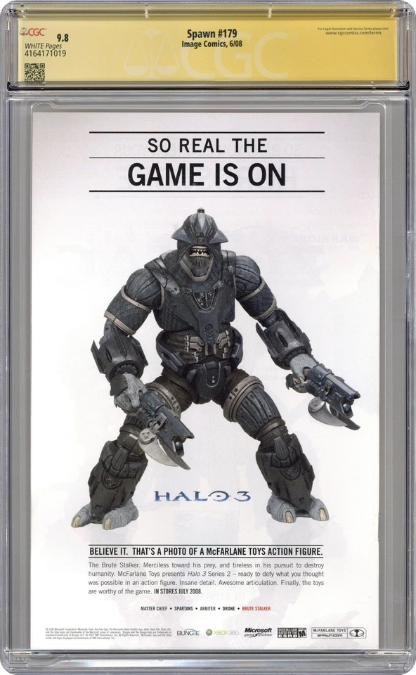 Spawn #179 CGC 9.8 SS Todd McFarlane 2008 4164171019 - Image 2 of 2