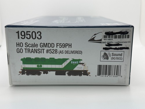 Rapido HO F59PH GO Transit #528 - Esquema tal y como se entrega (DC/DCC/Sonido) 19503 | Condition: New