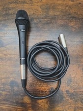Used LG Dynamic Uni-Directional Microphone with Cord | GS-67 | IMP600 Ω | Black