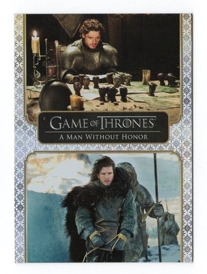 Game of Thrones Complete Gold Parallel #17 A Man Without Honor #76/175