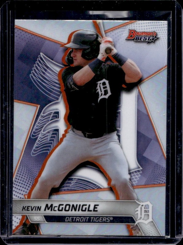 2025 Bowman's Best Kevin McGonigle Top Prospects Refractor #TP-28 Tigers