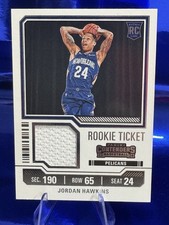 2023-24 Panini Contenders Basketball Rookie Ticket Jersey Jordan Hawkins RTS-HAW