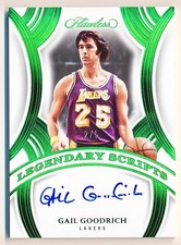2024-25 Flawless Gail Goodrich Legendary Scripts Emerald Auto #LSCGGO (2/5) JSY#
