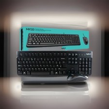 Logitech MK120 920-002565 Wired Keyboard and Mouse Combo NEW  UNOPENED BOX