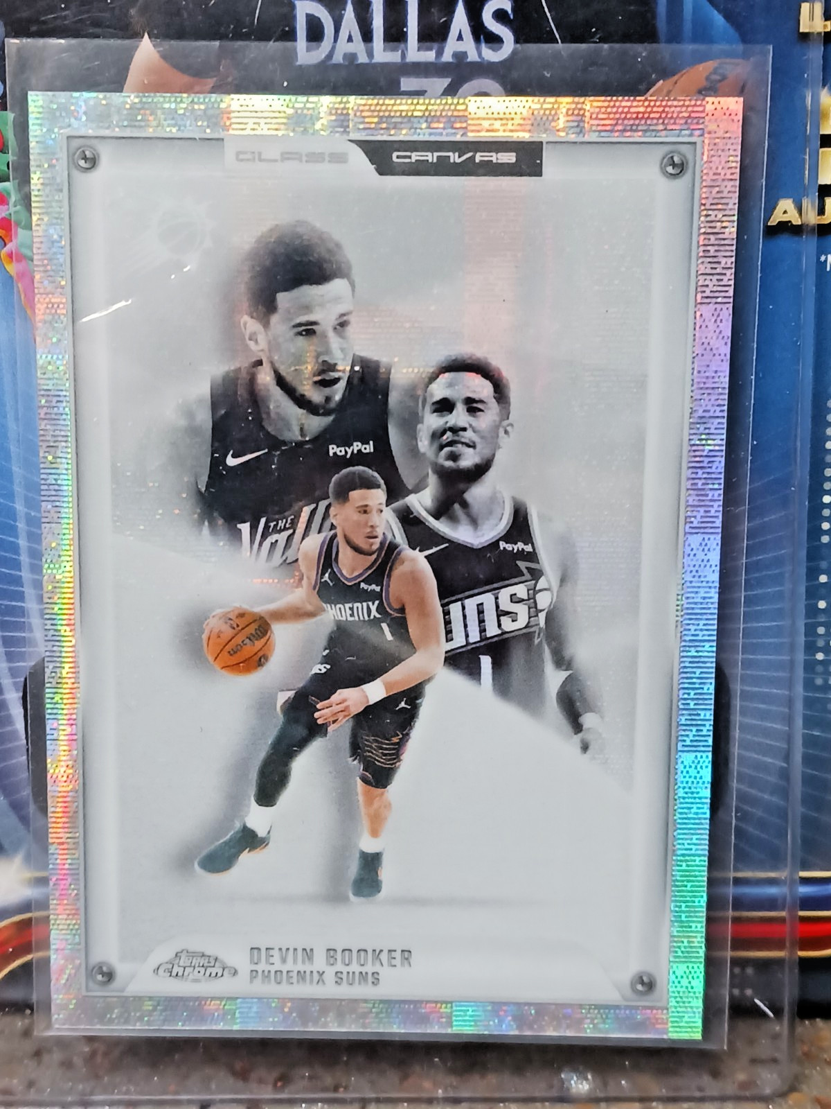 Topps Chrome 2026 Glass Canvas Devin Booker Phoenix Suns GC-2 Insert