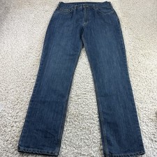 Carhartt Jeans Men s Size 36x34 Straight Traditional Fit Blue