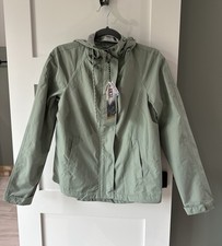 Avalanche Women s Rain Wind Insulated Jacket Green Size S Hood CA8110 MSRP 110