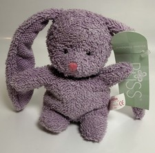 Rare Collector Vintage RUSS Purple Bunny Thimble PVC Pellets Terry Cloth 1997