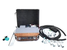 AC Air Conditioning Kit 17 x 19 Condenser Hoses Wood Grain A/C NO Compressor