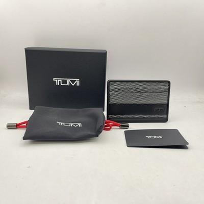 Tumi Mens Alpha X Slim Card Case Canvas Metor Gray | eBay