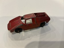 Vintage Tootsietoy Red Fiat Abarth Diecast Metal Toy Made In USA