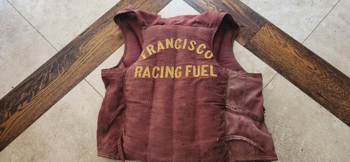 Vintage Life Vest PFD 1940s 1930s Race Boat Super Rare - Francisco Racing Fuel
