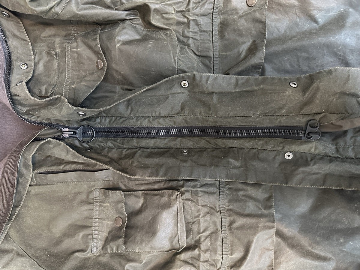Barbour X Engineered Garments Waxed Zip Parka MWX14390L51 Size M
