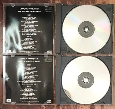1980s Issued George Harrison All Things Must Pass 2 CD Set