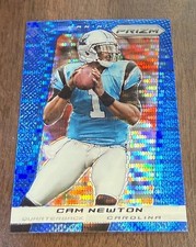 2013 Panini Prizm - Cam Newton #133 Pulsar Blu Prizm