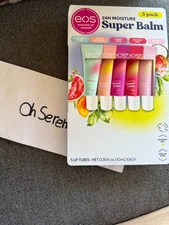 EOS 24 Hour Super Lip Balm Watermelon Mango Honey Birthday, 0.35 fl oz, 5 Ct