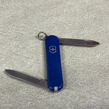 Victorinox Swiss Army Knife Blue PSE Ice Storm Advert Logo Promo Pocket Keychain