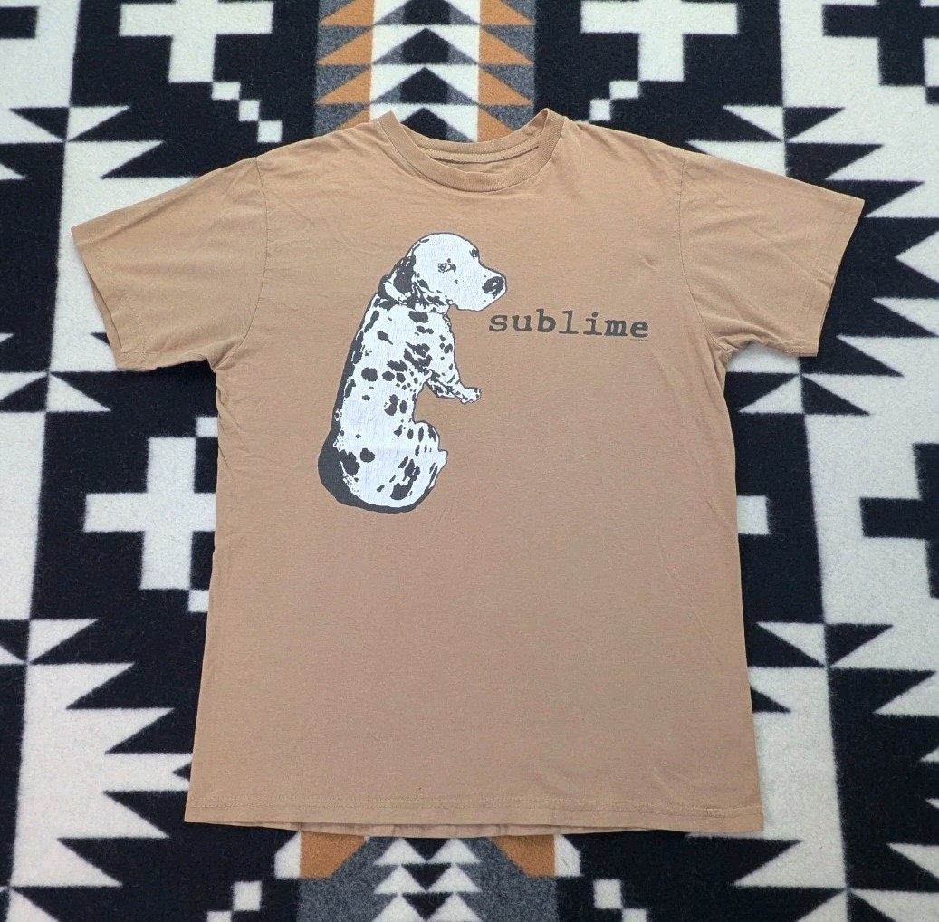 Vintage 2007 Sublime Lou Dog Shirt Dalmation Band Tour Hot Topic Small