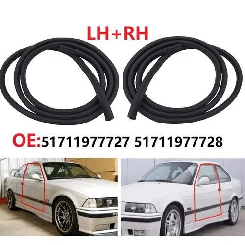 51712138957 51712138958 Left Right Door Seal Rubber for BMW E36 Coupe 2 Door 2dr