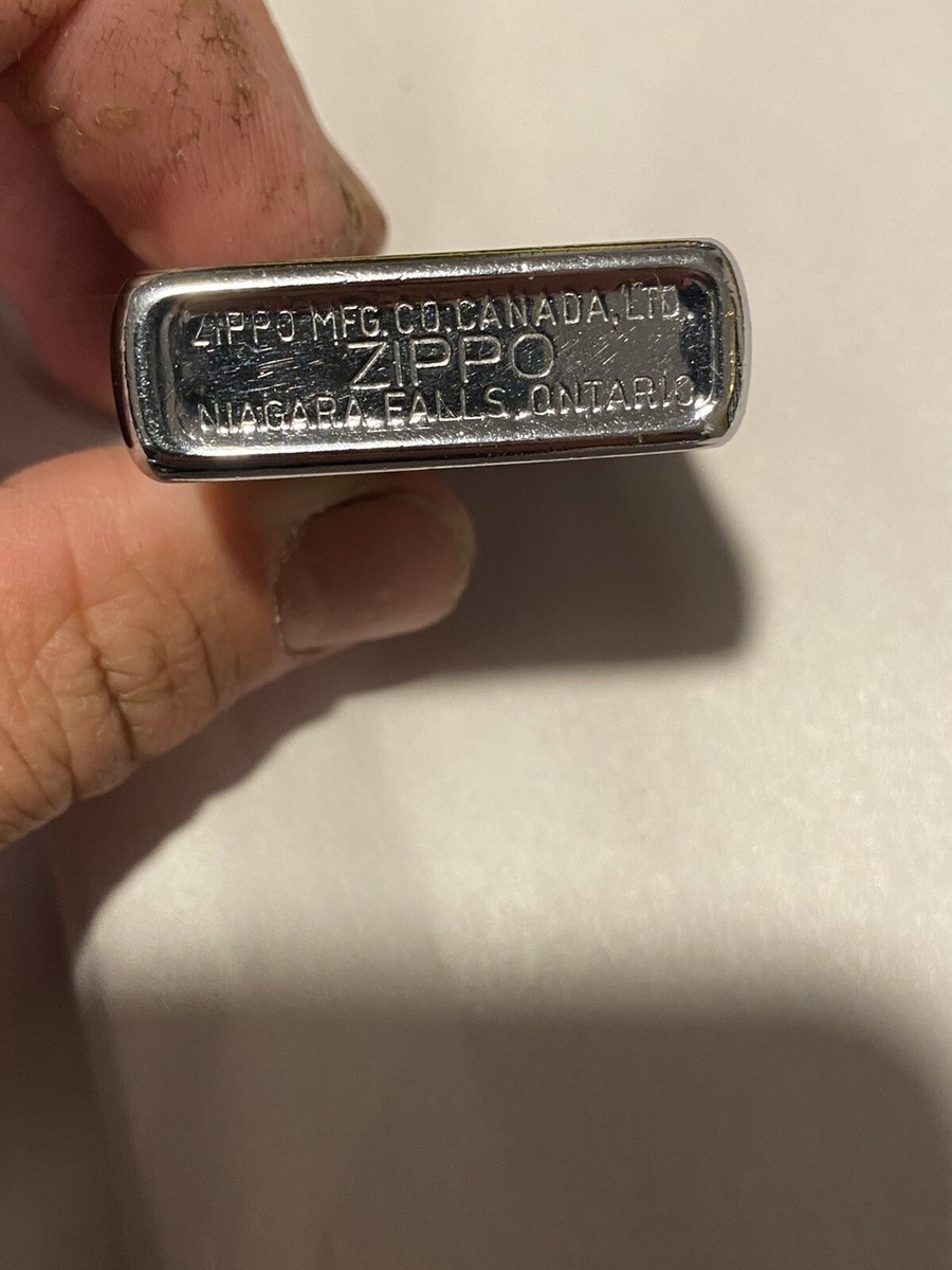 VINTAGE ZIPPO LIGHTER CANADA NIAGARA FALLS NOVA SCOTIA | eBay