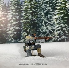 W.Britain 25115 German Grenadier Kneeling Firing K98, 1943-45 Britains