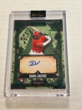 2024 WILD CARD 5 CARD DRAW DARIO LAVERDE 2/3 GREEN ROOKIE AUTO ANGELS SSP 