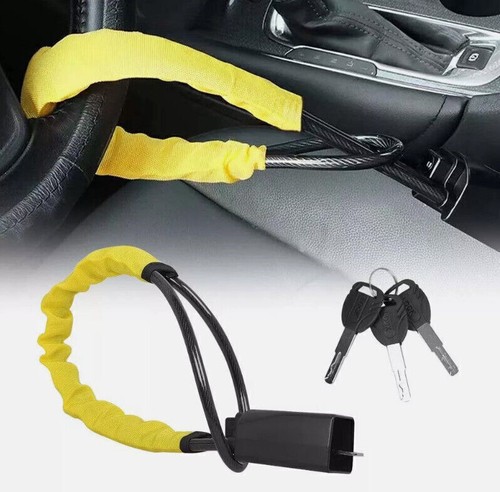 Steering Wheel Lock Seat Belt Anti-Theft Device Universal Security for Car SUV - Picture 10 of 11