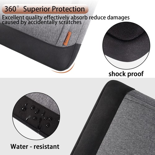 15-15.6 Inch Laptop Sleeve Business Briefcase Computer Case Compatible with L... - Picture 4 of 6