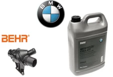 Thermostat Assembly (108 C) with Housing OEM MAHLE-BEHR & Coolant for select BMW