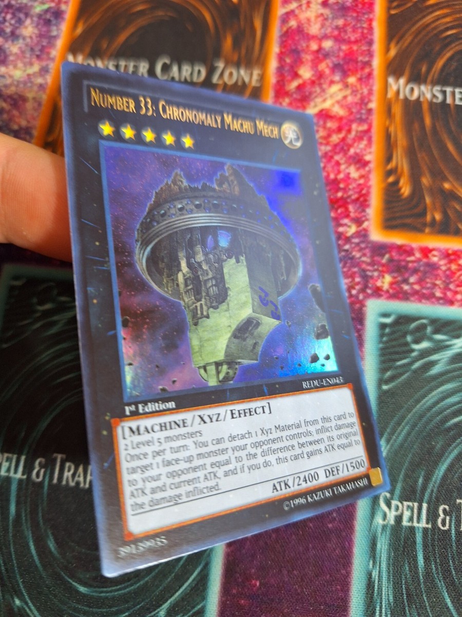 Yu-Gi-Oh! Number 33: Chronomaly Machu Mech REDU-043 Ultra Rare 1st