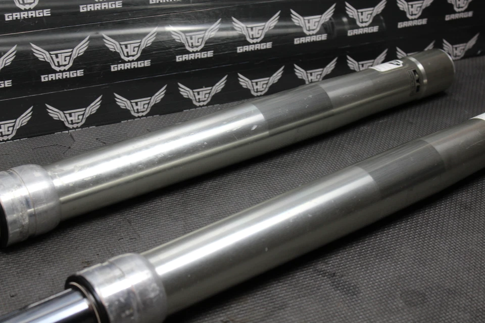 Kawasaki KX250 2001 OEM suspensión delantera derecha izquierda horquillas amortiguadores Foto 3 de 4