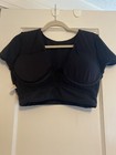 Bare Necessities Swim Top Cap Sleeve Underwire Sz DD Jet Black NWT — photo 7