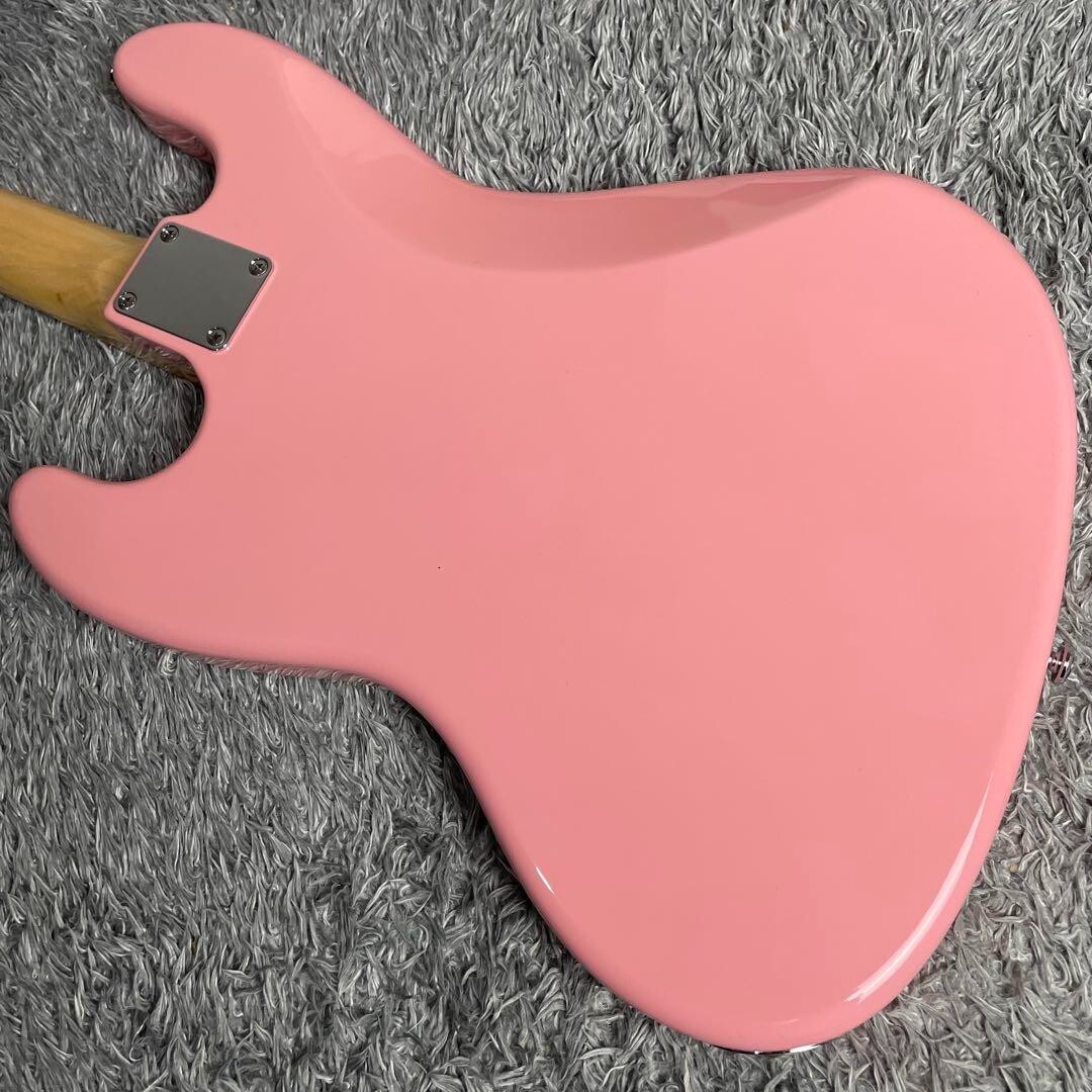 ベース GrassRoots G-JB-45PM GrassRoots G-JB-45PM Pink Jazz type Electric Bass Guitar