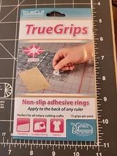 TrueCut TrueGrips Non-Slip Ruler and Templet Grips from The Grace Company