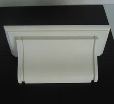 White Painted 12 X 5 TOP " Wood Wall Display Shelf