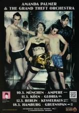 Amanda Palmer  -  Dresden Dolls, Tour 2013 | Konzertplakat | Poster