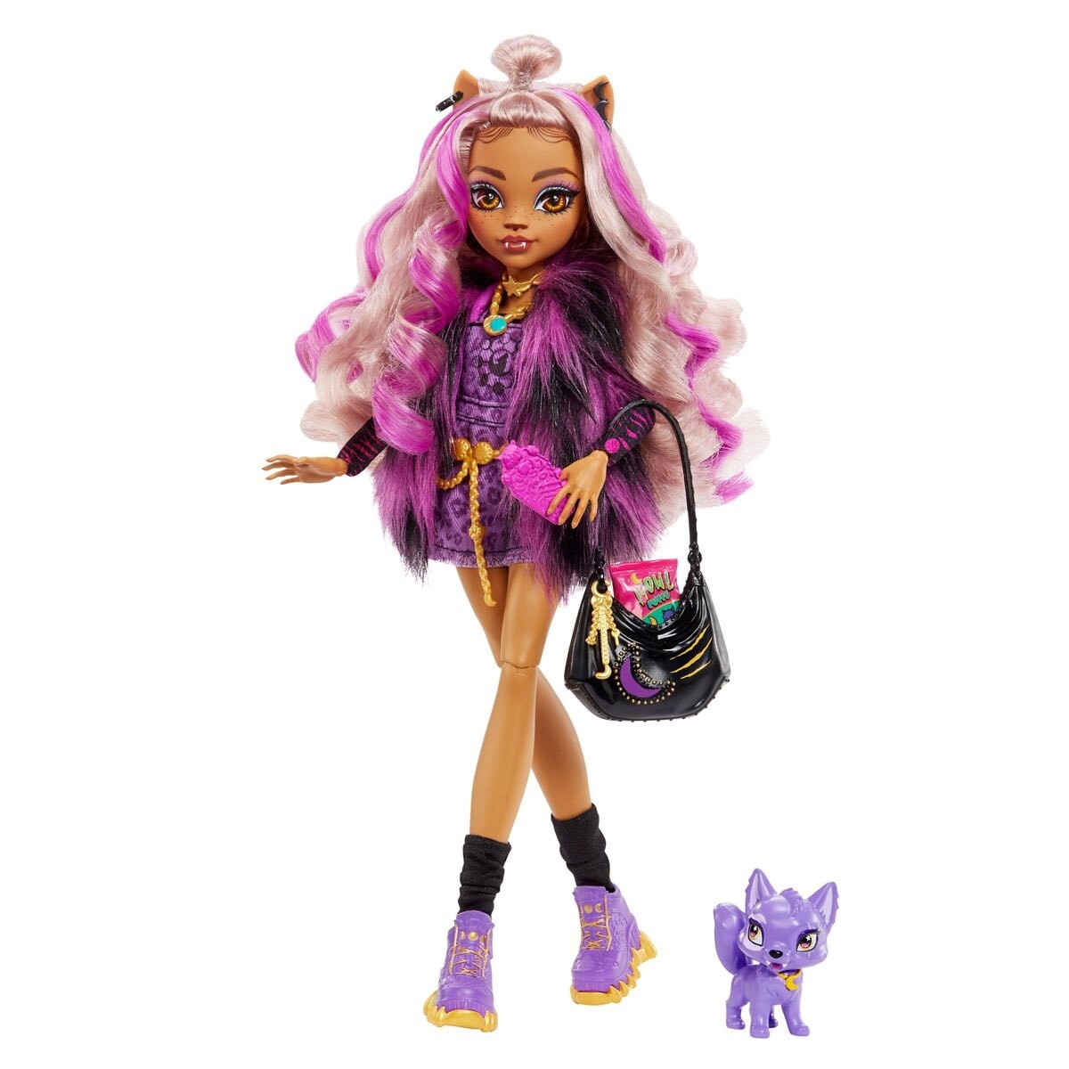 ♥モンスターハイ(*´艸｀*)クラウデーン♥ Monster High Clawdeen Wolf Doll & Crescent and Accessories HHK52
