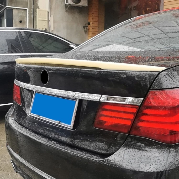 For 09-14 BMW 7 Series F01 MP Style Gloss Black Rear Bumper trunk spoiler Lip Foto 2 de 3
