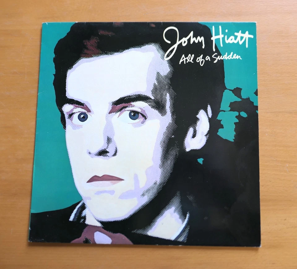 John Hiatt All Of A Sudden 1982 NM Vinyl Geffen GEF 85580 - Image 4 of 4