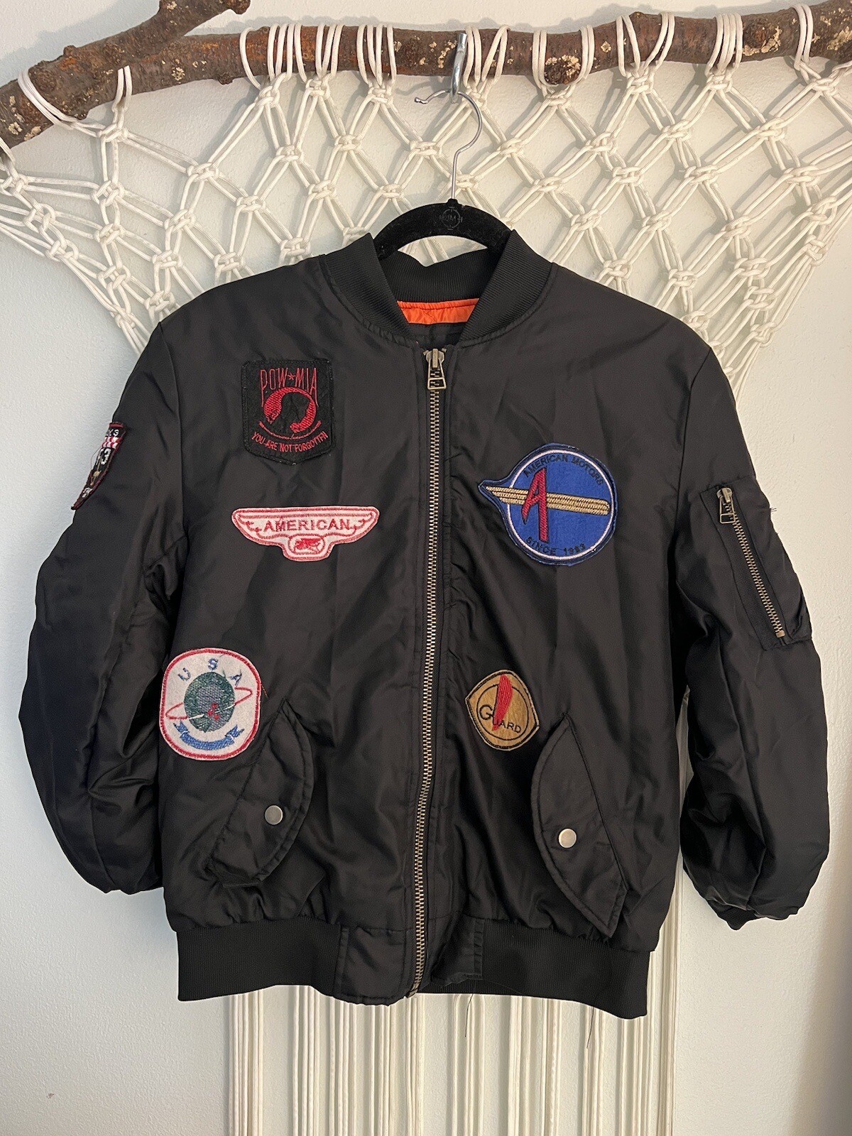 American Stitch Patch Fly Jacket From Zumiez Size… - image 7